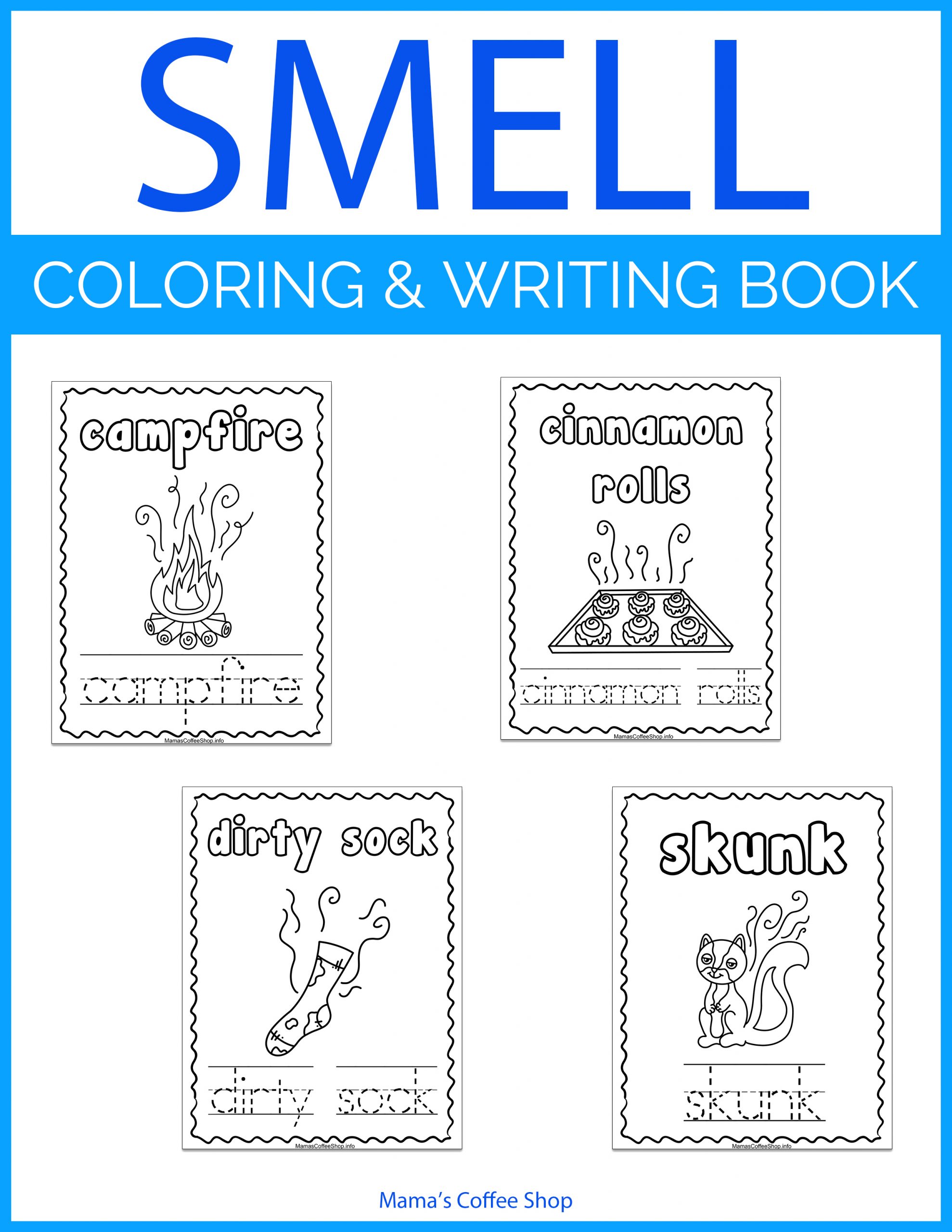 5 Senses Coloring & Writing Books Bundle - Image 11
