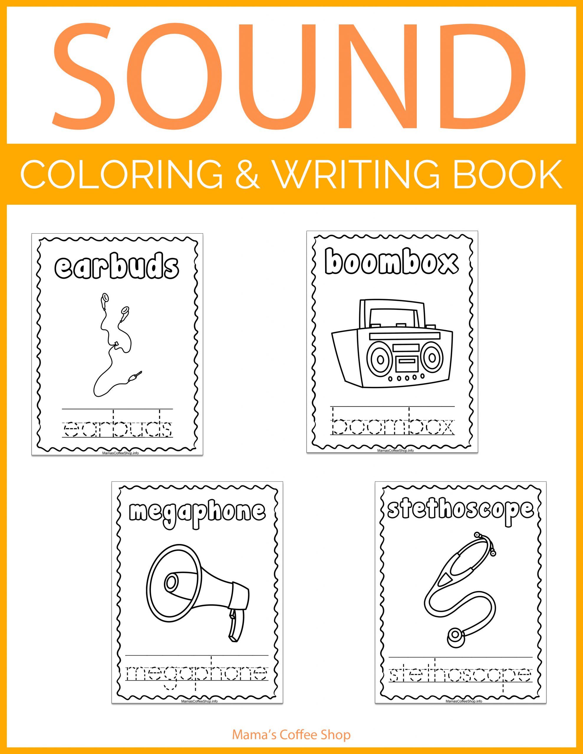 5 Senses Coloring & Writing Books Bundle - Image 14