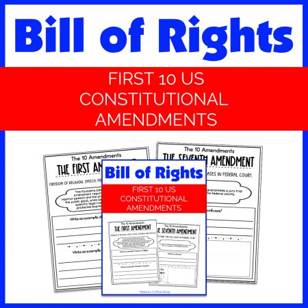 Bill of Rights - First 10 US Constitutional Amendments